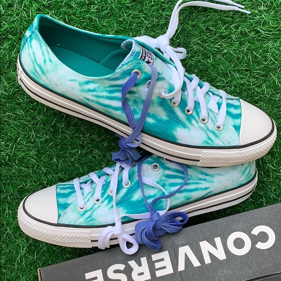 CONVERSE CTAS OX MALACHITE/GAME ROYAL/WHITE MEN’S - Picture 14 of 16